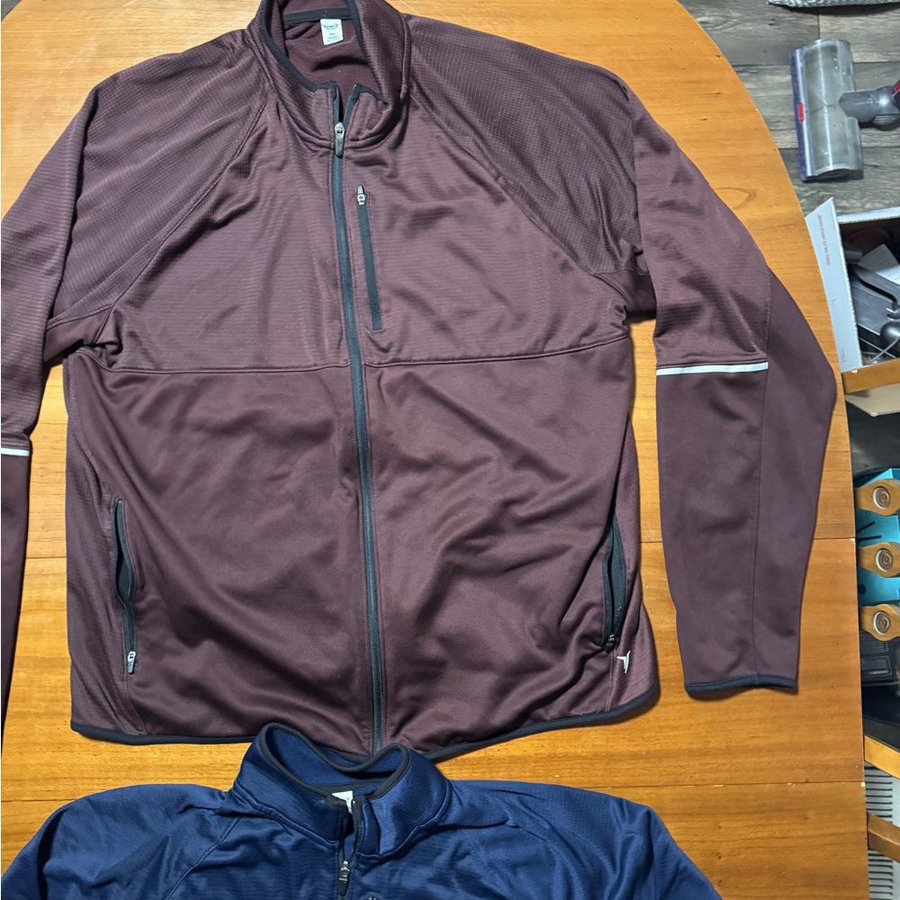 Men's Navy and Maroon Old Navy Track Jackets XXXL. - Picture 4 of 9